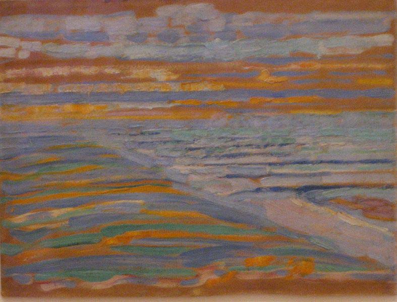 Piet Mondrian, View from the Dunes with Beach and Piers